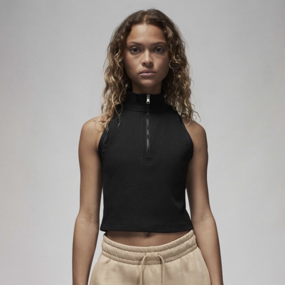 Air Jordan mock neck sleeveless top